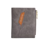 Wholesale Men Retro Zipper Multi-Card Holder PU Wallet - Image 10