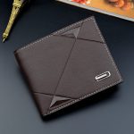 Wholesale Men Fashion Solid Color Tri-Fold Embossed Wallet - Image 7