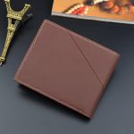 Wholesale Men Fashion Solid Color Tri-Fold Embossed Wallet - Image 10