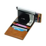 Men Fashion Solid Color Anti-Theft PU Wallet - Image 5