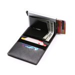 Men Fashion Solid Color Anti-Theft PU Wallet - Image 9