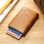 Men Fashion Solid Color Anti-Theft PU Wallet - Image 3
