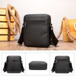 Wholesale Men Fashion Solid Color Wide Strap Crossbody Bag - Image 11