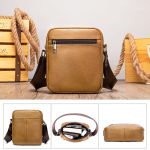Wholesale Men Fashion Solid Color Wide Strap Crossbody Bag - Image 2