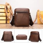 Wholesale Men Fashion Solid Color Wide Strap Crossbody Bag - Image 9