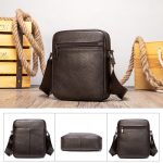Wholesale Men Fashion Solid Color Wide Strap Crossbody Bag - Image 10