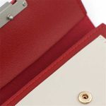 Women Fashion Color Blocking Tirfold Wallet - Image 7