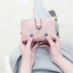 Women Fashion Solid Color Tirfold Muti-card Holder Wallet - Image 17