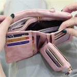 Women Fashion Solid Color Tirfold Muti-card Holder Wallet - Image 19