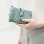 Women Fashion Solid Color Tirfold Muti-card Holder Wallet - Image 10