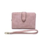 Women Fashion Solid Color Tirfold Muti-card Holder Wallet - Image 15