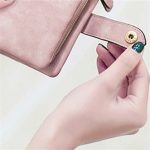 Women Fashion Solid Color Tirfold Muti-card Holder Wallet - Image 18