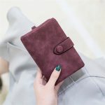 Women Fashion Solid Color Tirfold Muti-card Holder Wallet - Image 7