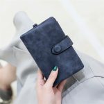 Women Fashion Solid Color Tirfold Muti-card Holder Wallet - Image 22