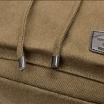 Wholesale Unisex Fashion Solid Color Canvas Flap Backpack - Image 10