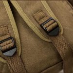 Wholesale Unisex Fashion Solid Color Canvas Flap Backpack - Image 11