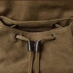 Wholesale Unisex Fashion Solid Color Canvas Flap Backpack - Image 13