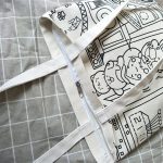 Wholesale Women Fashion Cartoon Print Canvas Shoulder Bag - Image 4