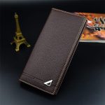 Wholesale Men Fashion Solid Color Metal Decoration Purse - Image 2