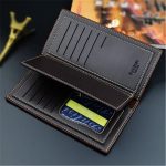 Wholesale Men Fashion Solid Color Metal Decoration Purse - Image 3
