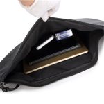 Wholesale Men Fashion Large Capacity Zipper Solid Color Crossbody Hobo Bag - Image 6