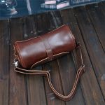 Men Fashhion Lock Clasp Wide Shoulder Straps Solid Color Crossbody Bag - Image 6