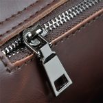 Men Fashhion Lock Clasp Wide Shoulder Straps Solid Color Crossbody Bag - Image 7