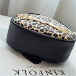 Women Fashion Color Blocking Leopard Pattern Cat Shape Crossbody Bag - Image 5