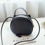 Women Fashion Color Blocking Leopard Pattern Cat Shape Crossbody Bag - Image 10