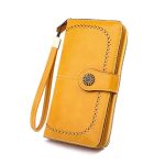 Wholesale Women Vintage Carving Pattern Clasp Zipper PU Purse - Image 10