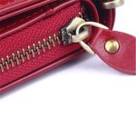 Wholesale Women Retro Solid Color Geometry Stitching Purse - Image 4