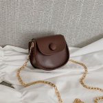 Wholesale Women Solid Color Mini Size Chain Bag - Image 15