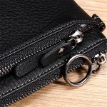 Wholesale Women Fashion Solid Color Leather Zipper Purse - Image 7