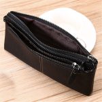 Wholesale Women Fashion Solid Color Leather Zipper Purse - Image 6