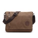 Wholesale Men Casual Canvas Large Capacity Zipper Crossbody Bag - Image 4