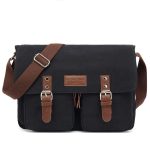 Men Vintage Canvas Large Capacity Multi-pocket Crossbody Bag - Image 9
