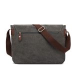 Men Vintage Canvas Large Capacity Multi-pocket Crossbody Bag - Image 8