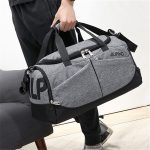 Wholesale Men Zipper Color Blocking Letter Printed Large Capacity Travel Bag - Image 2