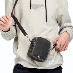 Wholesale Men Fashion Mini Multifunction Leather Crossbody Bag - Image 5