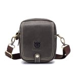 Wholesale Men Fashion Mini Multifunction Leather Crossbody Bag