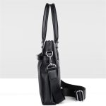 Wholesale Men Fashion Solid Color Zipper Large Capacity Dismountable Strap Briefcase - Image 5
