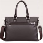 Wholesale Men Fashion Solid Color Zipper Large Capacity Dismountable Strap Briefcase - Image 12