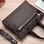 Wholesale Men Fashion Solid Color Zipper Large Capacity Dismountable Strap Briefcase - Image 15