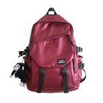 Wholesale Unisex Fashion Zipper Solid Color Large Capacity Backpack - Image 9