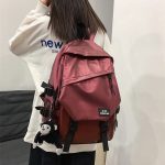Wholesale Unisex Fashion Zipper Solid Color Large Capacity Backpack - Image 10