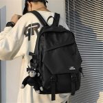 Wholesale Unisex Fashion Zipper Solid Color Large Capacity Backpack