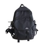 Wholesale Unisex Fashion Zipper Solid Color Large Capacity Backpack - Image 2