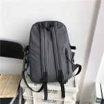 Wholesale Unisex Fashion Zipper Solid Color Large Capacity Backpack - Image 6