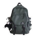 Wholesale Unisex Fashion Zipper Solid Color Large Capacity Backpack - Image 3