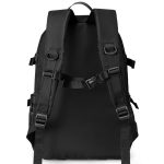 Wholesale Men Casual Black Large Capacity Zipper Backpack - Image 4
